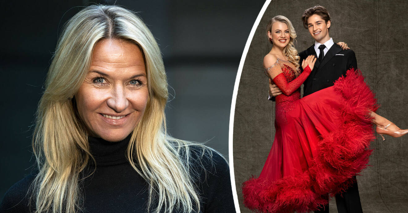 Kristin Kaspersens stöd till sonen Filip Lamprecht inför Let's Dance