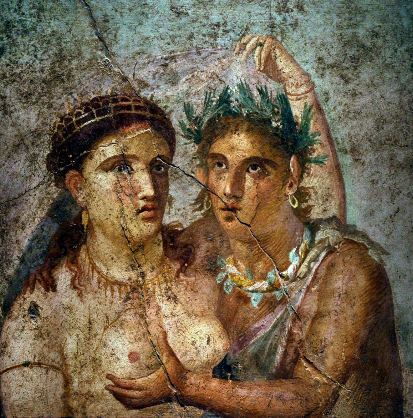 Fresk från Pompeji.