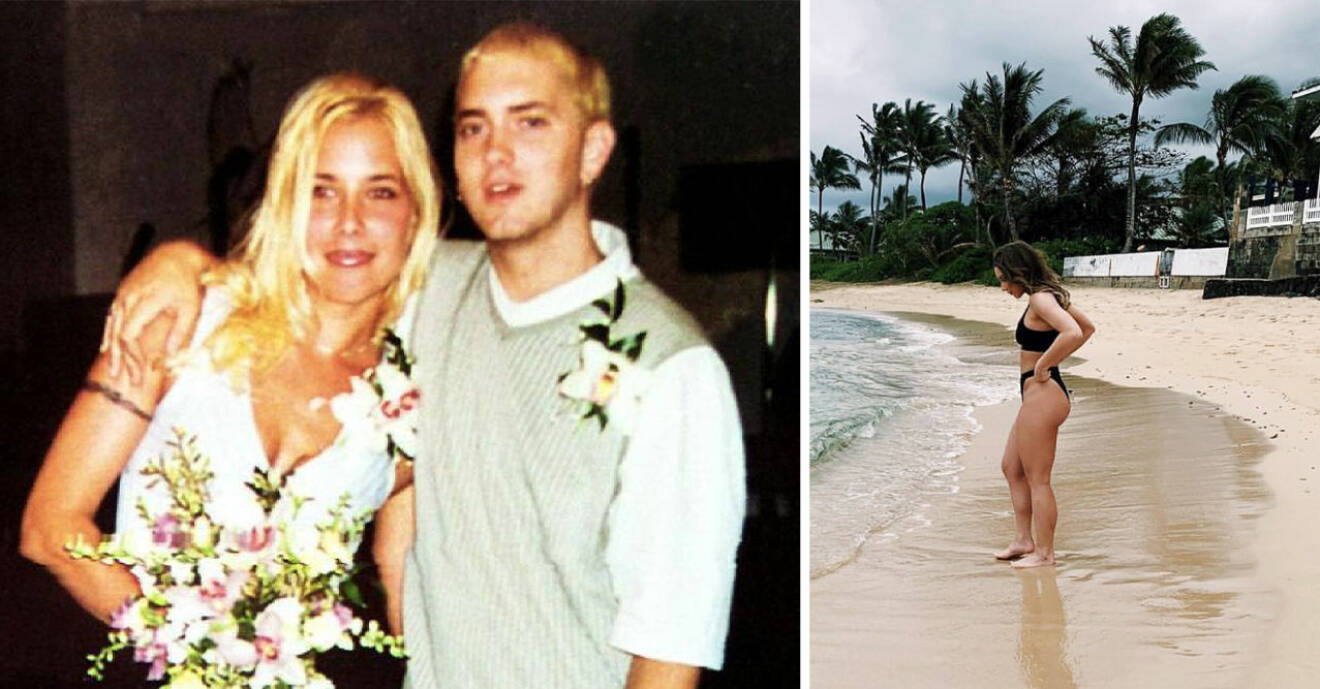 Eminem och ex-frun Kim Mathers.