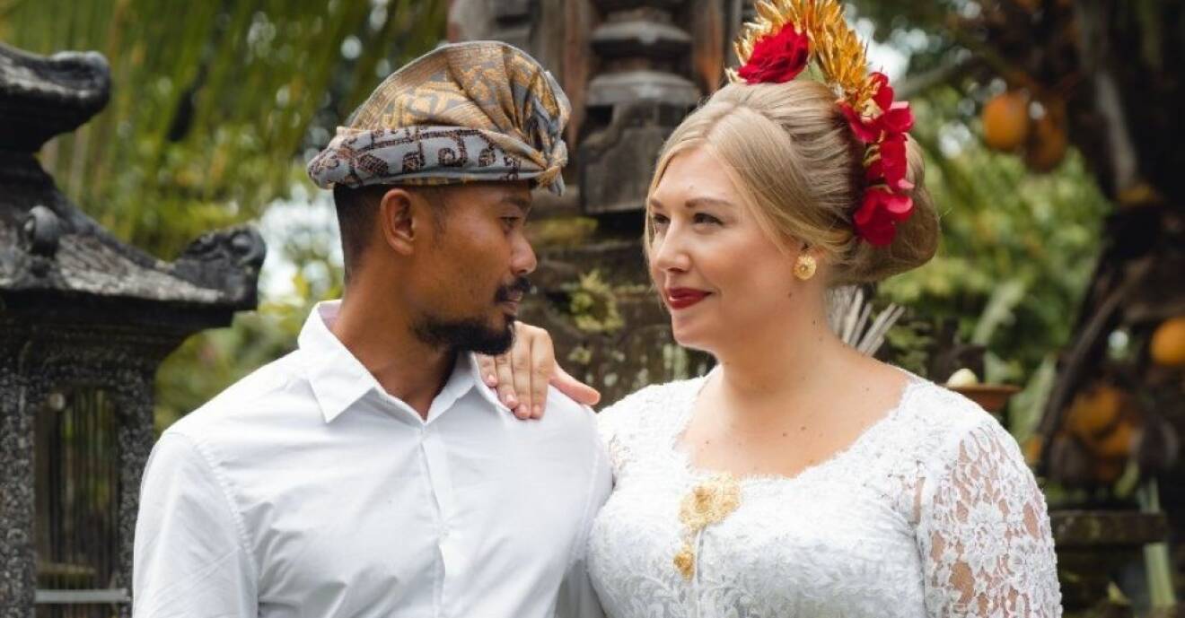 Linnea Larm-Svensson gifte sig på Bali och konverterade till hinduismen