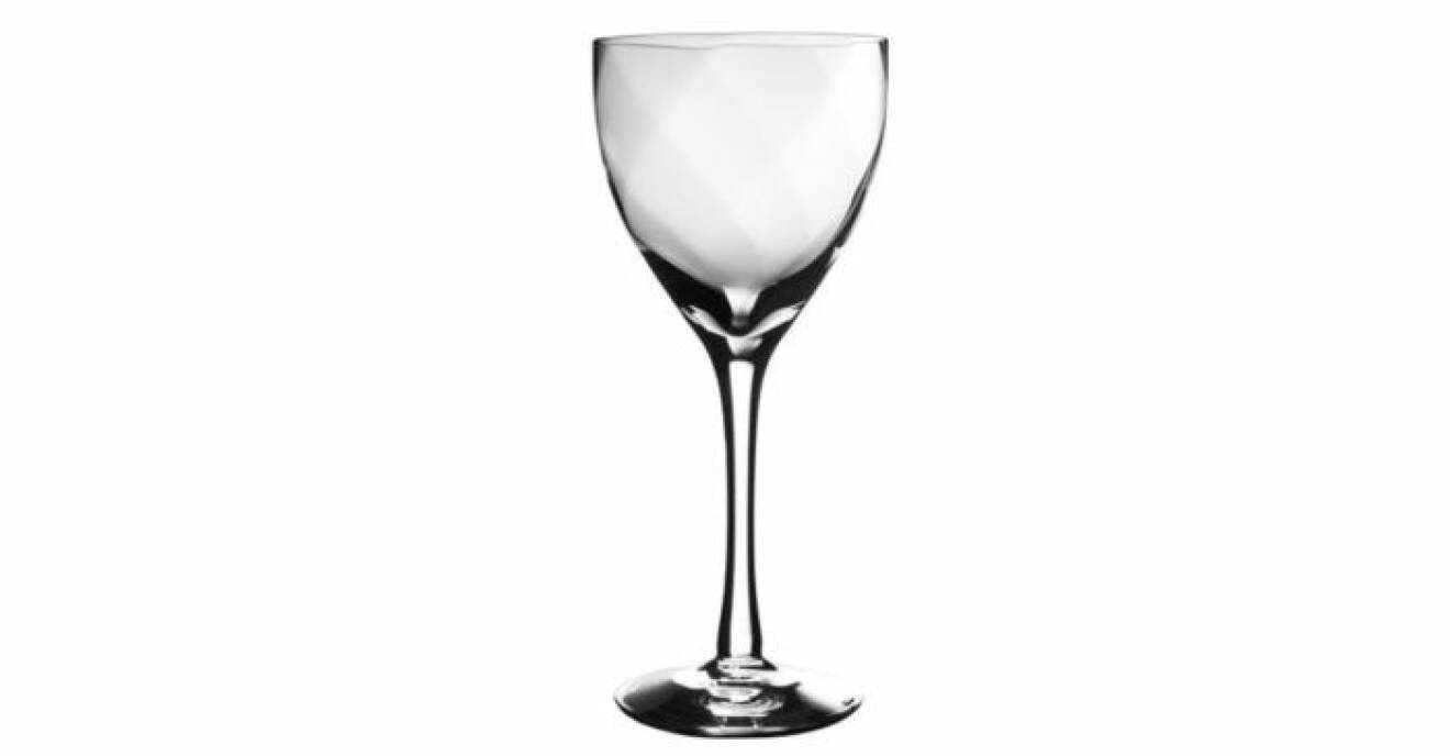 Stilrent vinglas från Kosta Boda