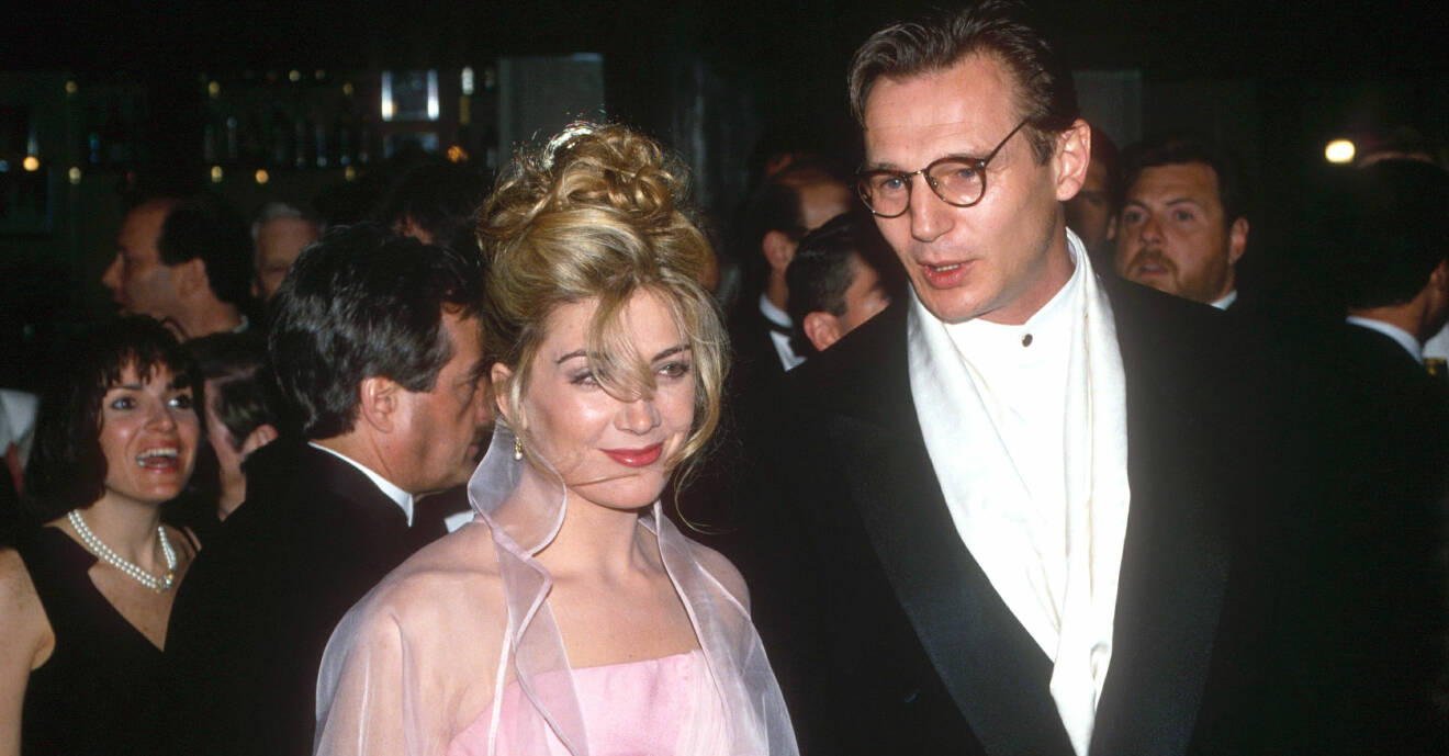 Liam Neeson och Natasha Richardson 1993.