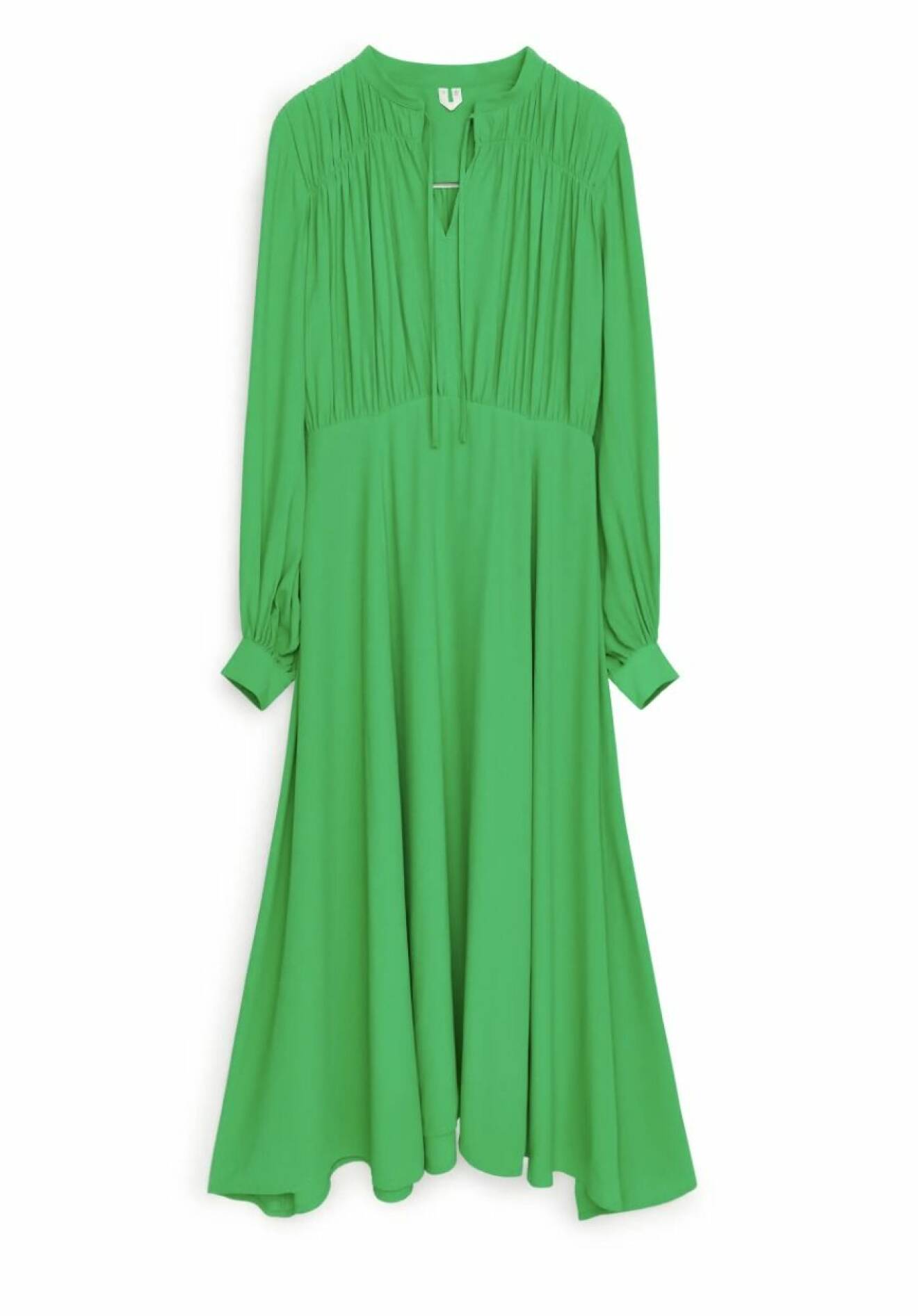grön klänning från arket