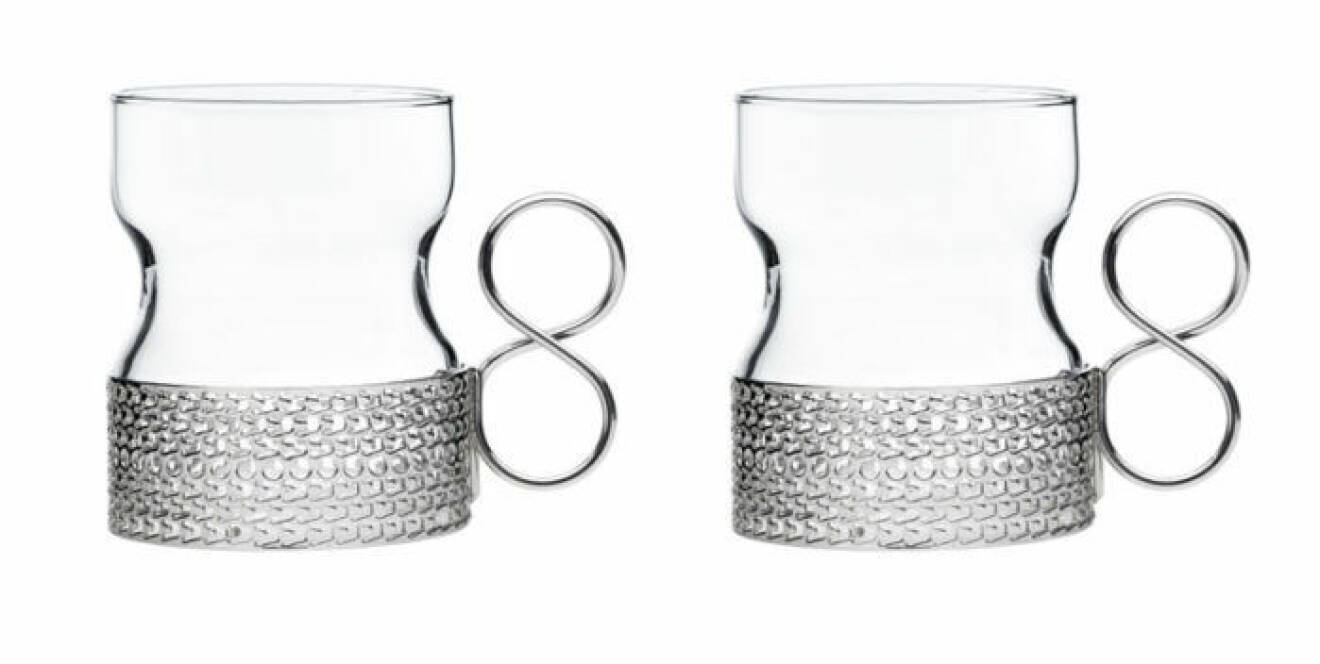 Iittalas glas Tsaikka har uppgraderats med ett skydd som gör att du kan dricka varm glögg ur dem. 