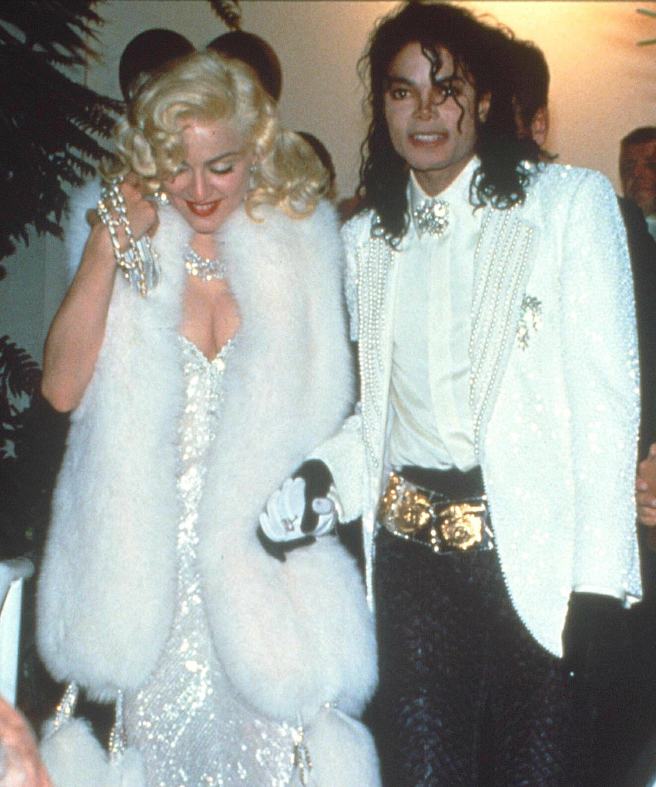 Madonna och Michael Jackson tillsammans på Oscarsgalan.