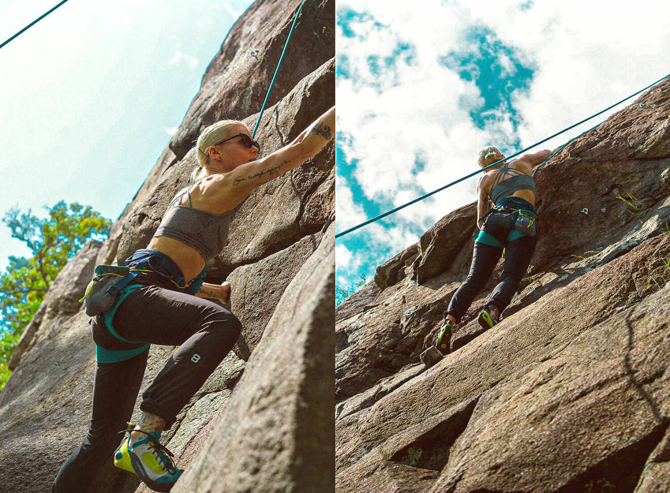 linda hallbergs hobby klättring