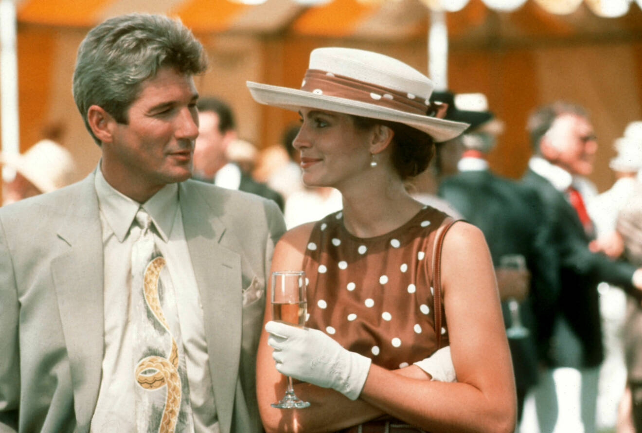 Richard Gere och Julia Roberts från filmen Pretty woman 1990.