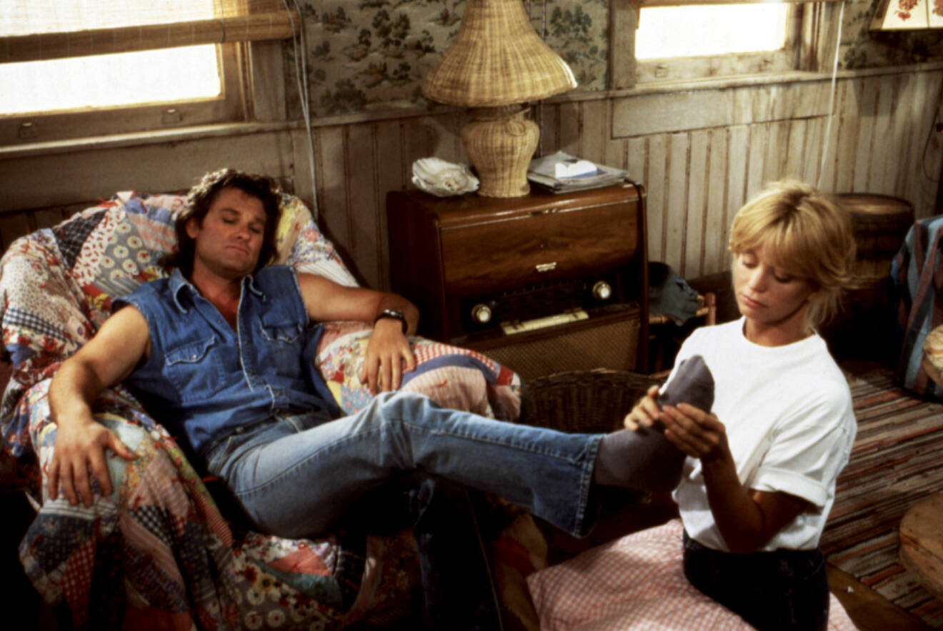 Ur filmen Tjejen som föll överbord med Kurt Russell och Goldie Hawn från 1987.