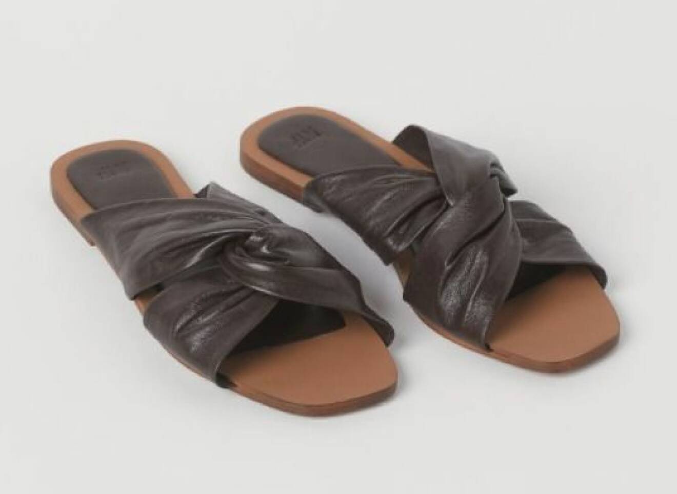 sandaler i läder H&amp;M