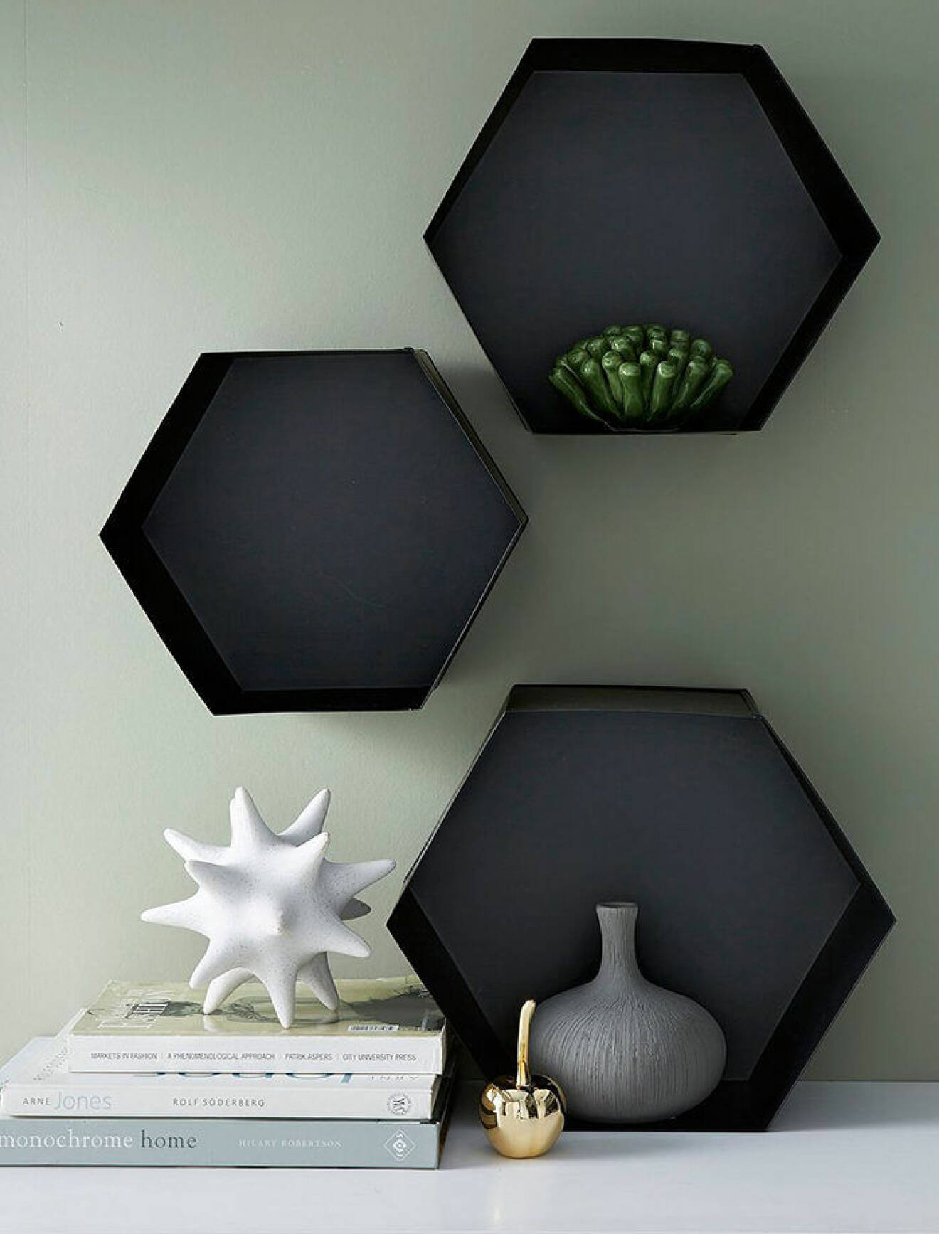 Hexagonformade hyllor från Ellos Home