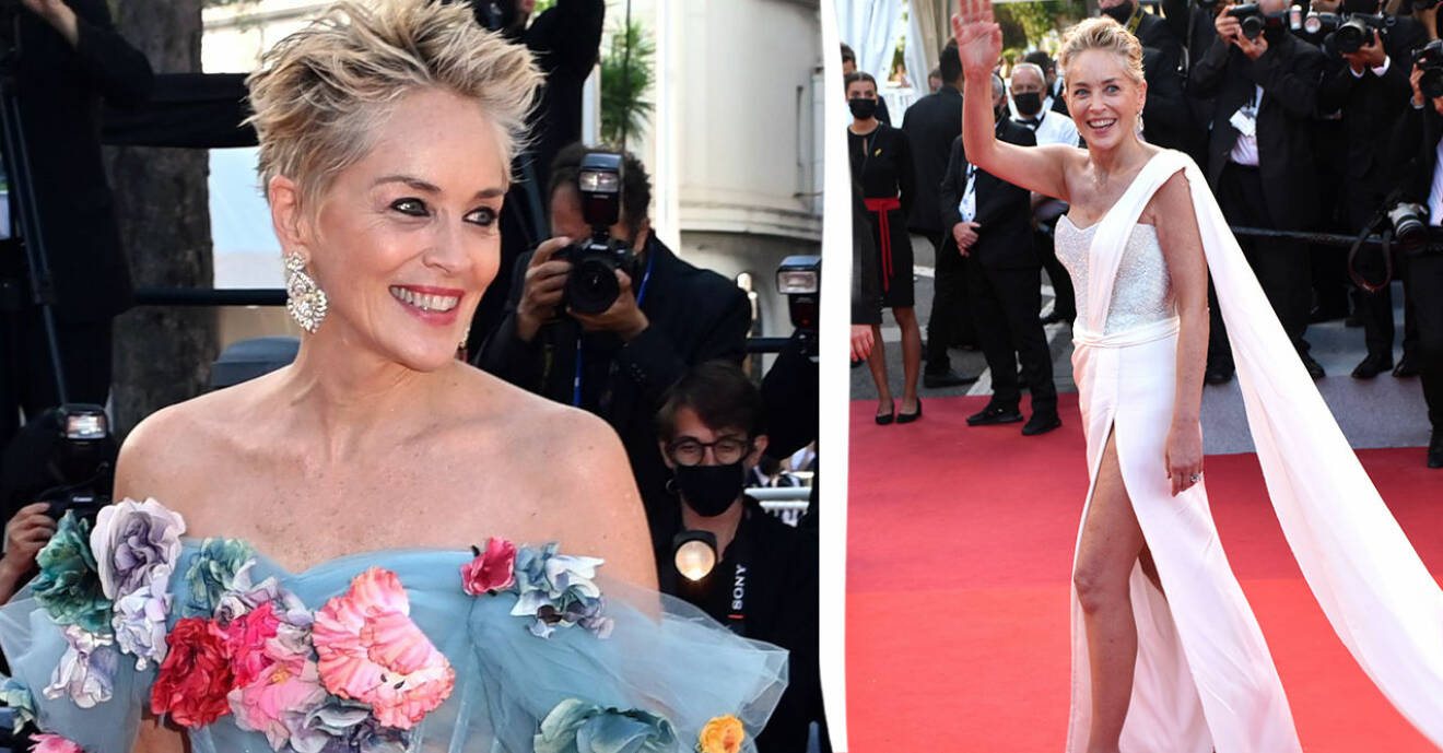 Sharon Stone i Cannes.