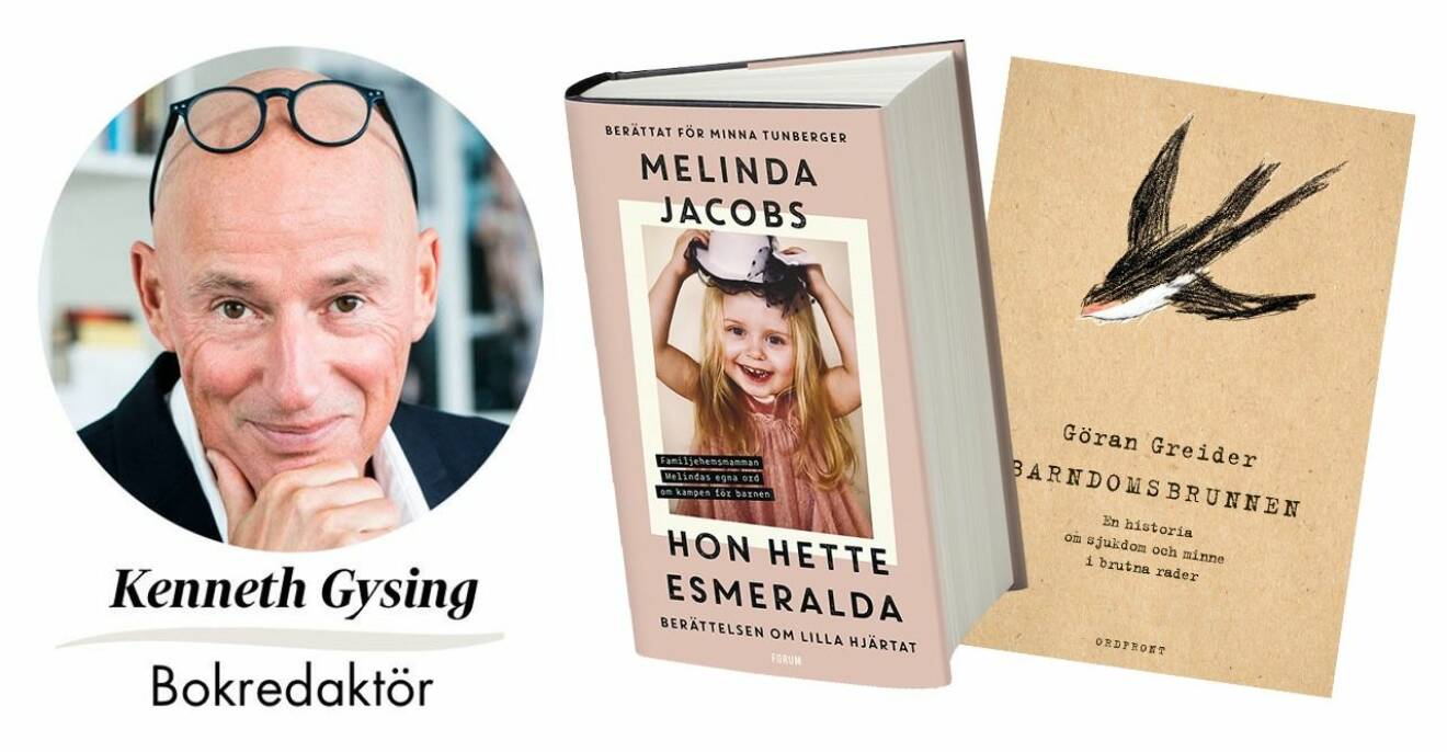 Feminas bokredaktör tipsar om tre böcker du inte får missa i höst. Högst i topp ligger boken "Hon hette Esmeralda – berättelsen om lilla hjärtat" av Melinda Jacobs och Minna Tunberger.