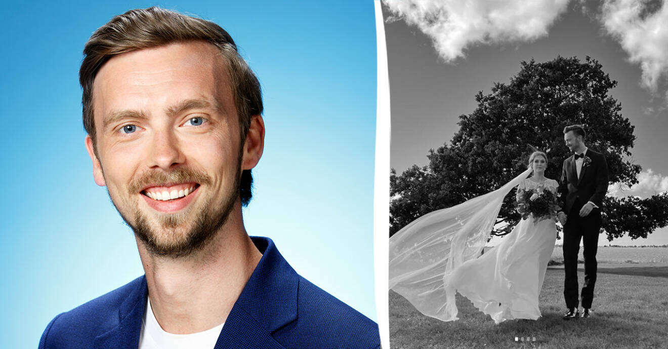 Väder-Lasse Rydqvist har gift sig med Malva – bilderna från bröllopet