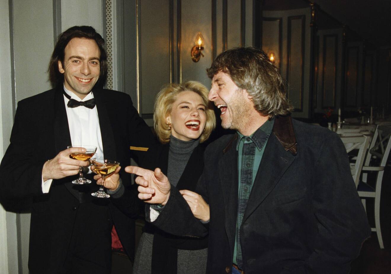 Colin Nutley, Helena Bergström och Rickard Wolff 1995.
