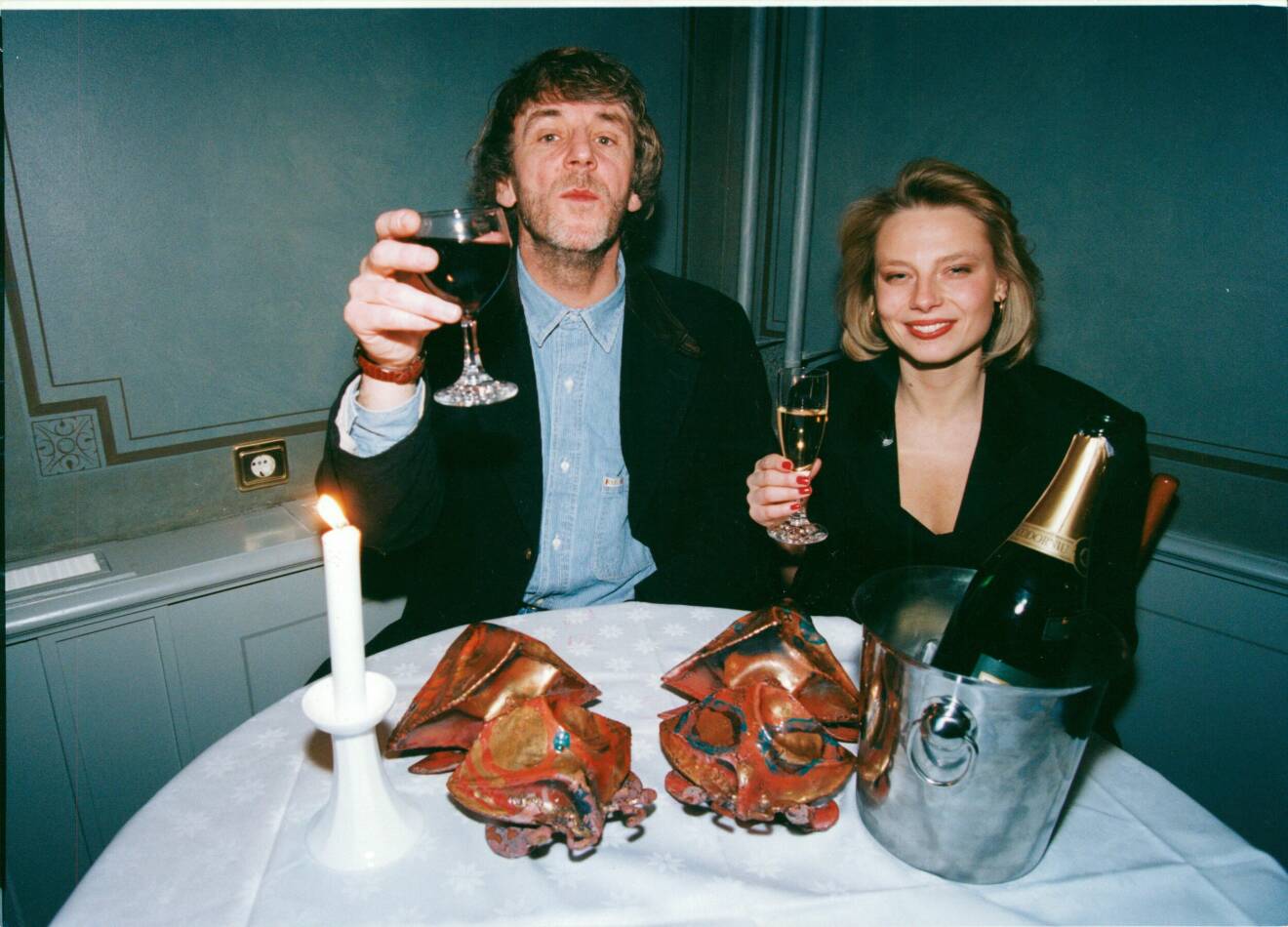 Colin Nutley och Helena Bergström 1993.