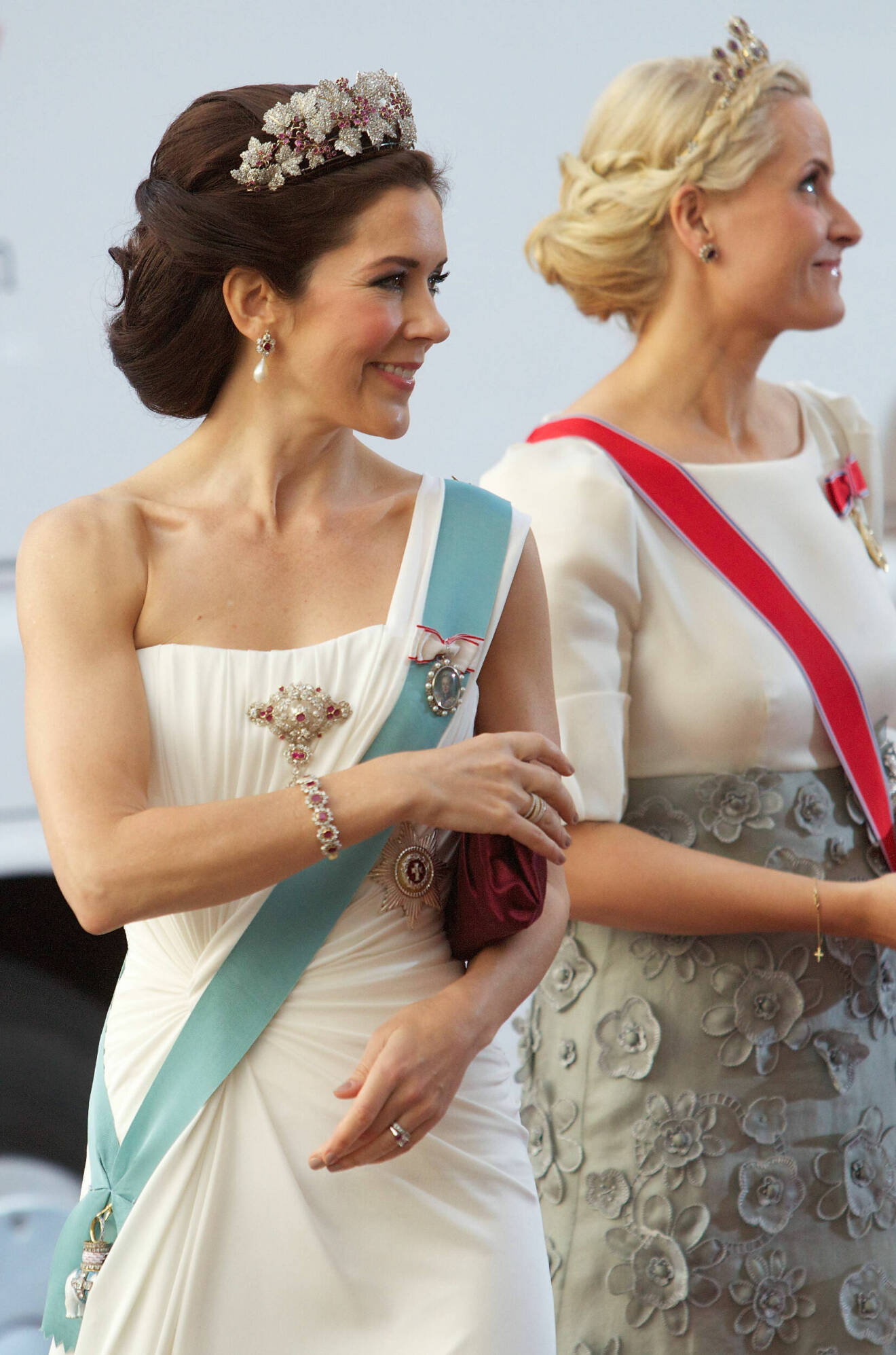 Kronprinsessan Mary av Danmark och kronprinsessan Mette-Marit av Norge 2010.