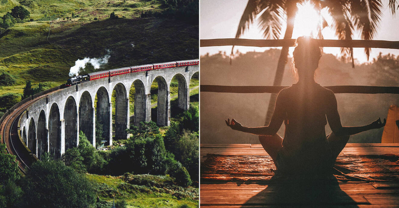 tåg och yoga