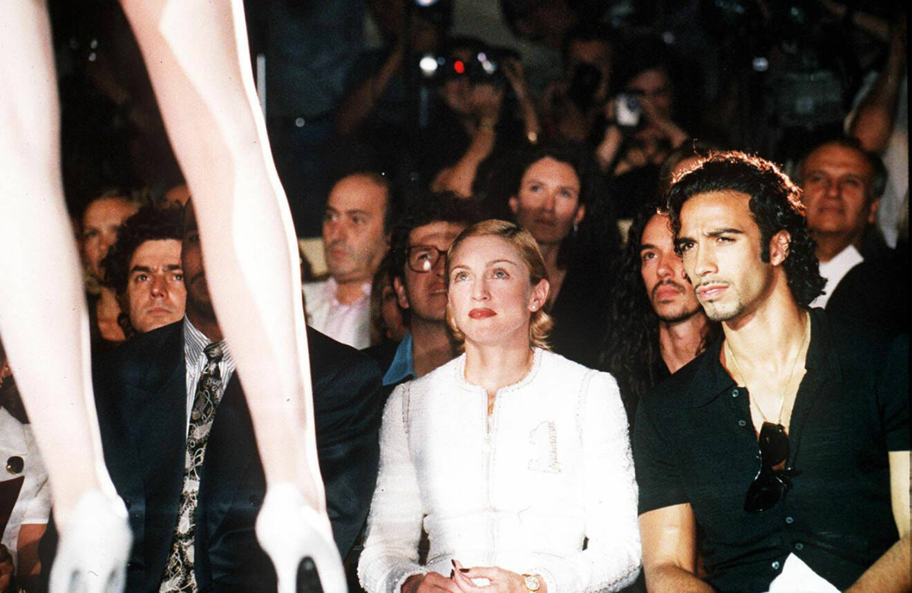 Madonna med dåvarande pojkvännen Carlos Leon.