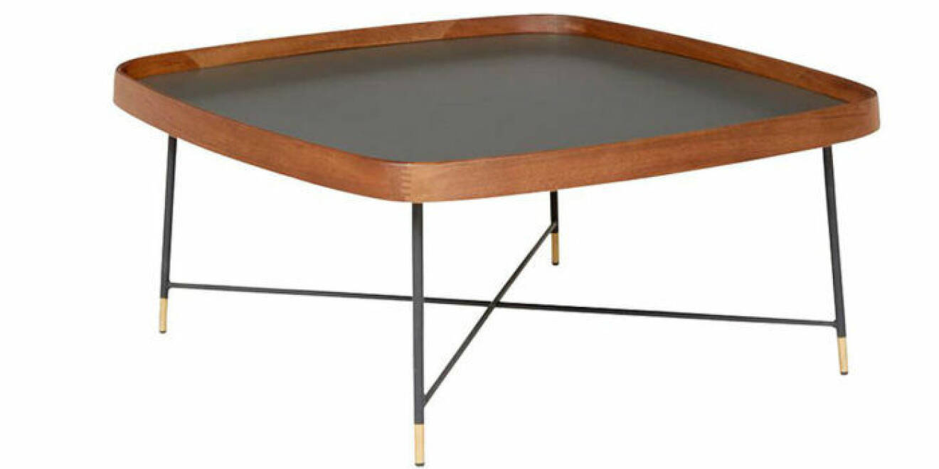 Fyrkantigt bord med runda kanter