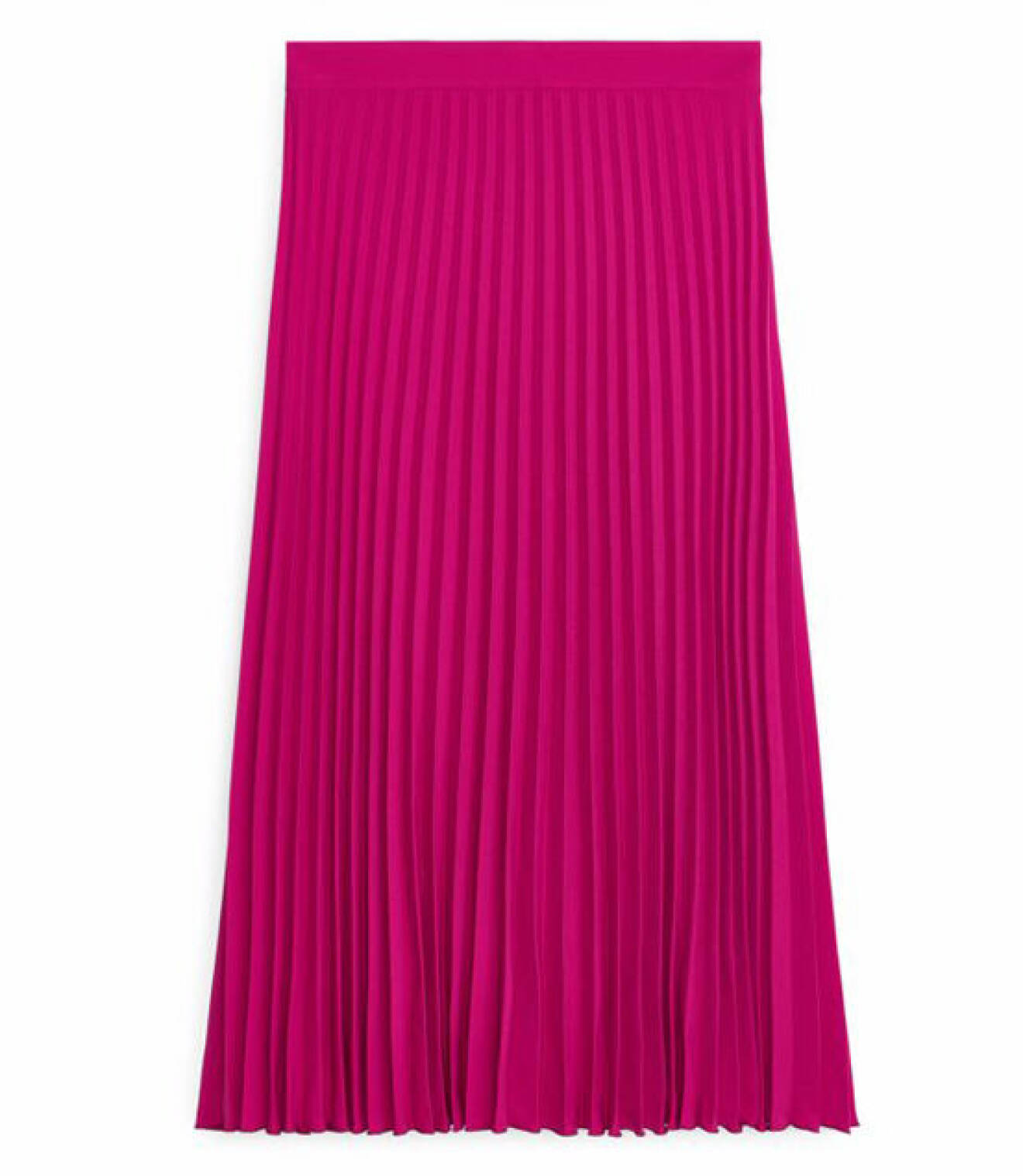 Trendiga färger 2021: rosa plisserad kjol