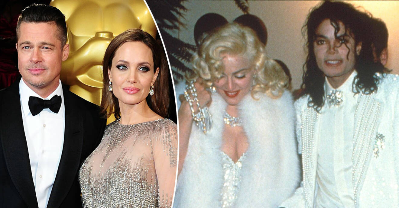 Brad Pitt, Angelina Jolie, Madonna och Michael Jackson på Oscars