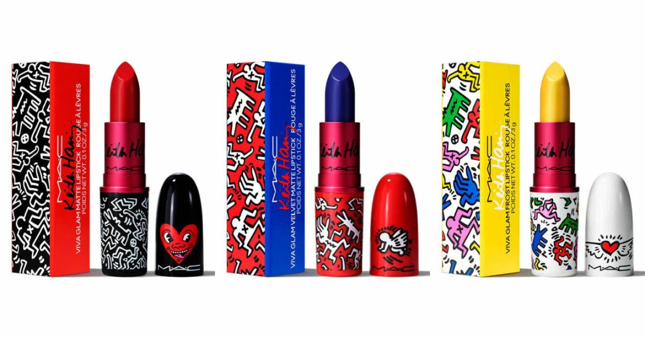 Nya Viva Glam-kollektionen 2021 som hyllar Keith Haring