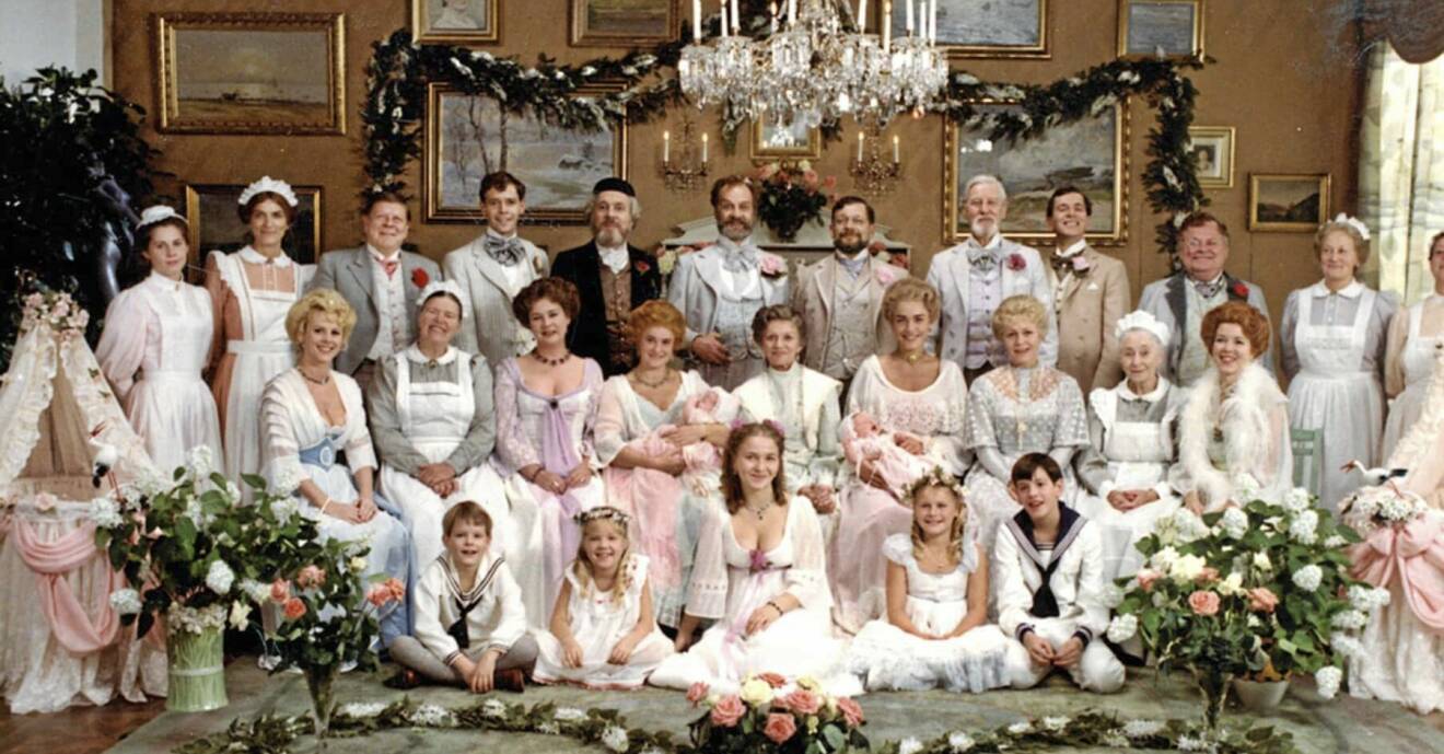 Den klassiska familjebilden från filmen Fanny och Alexander.