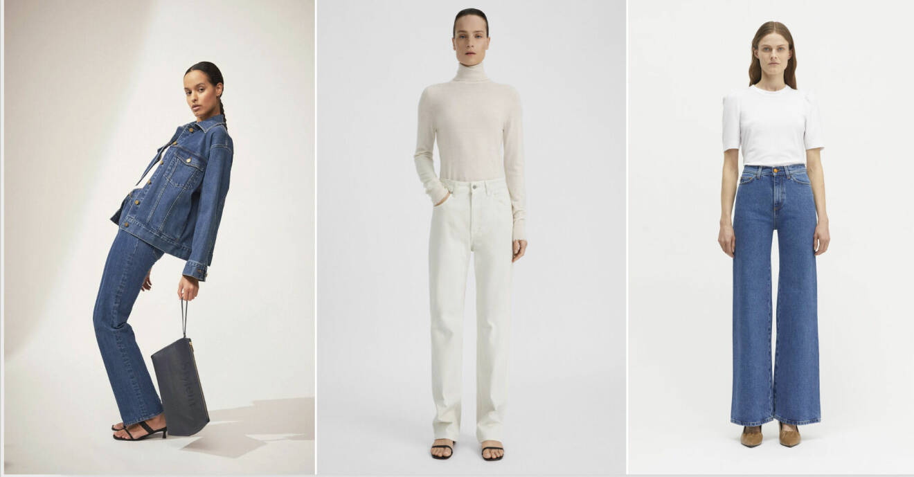Jeansjacka från Stylein, byxor från Filippa K, Jeans från Rodebjer.