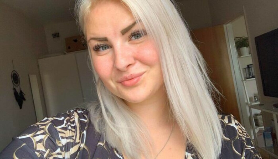 Josefine Esplund ska bli mamma i maj. Foto: Privat Josefine Esplund