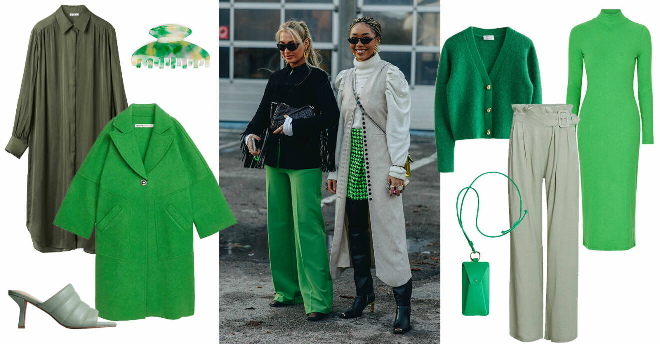 grönt mode – trendiga gröna kläder våren och sommaren 2022