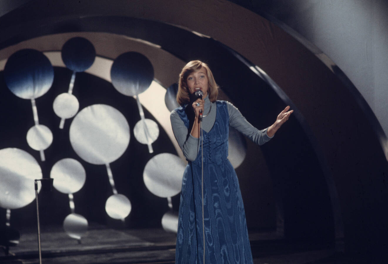 Titti Sjöblom i Melodifestivalen 1974.