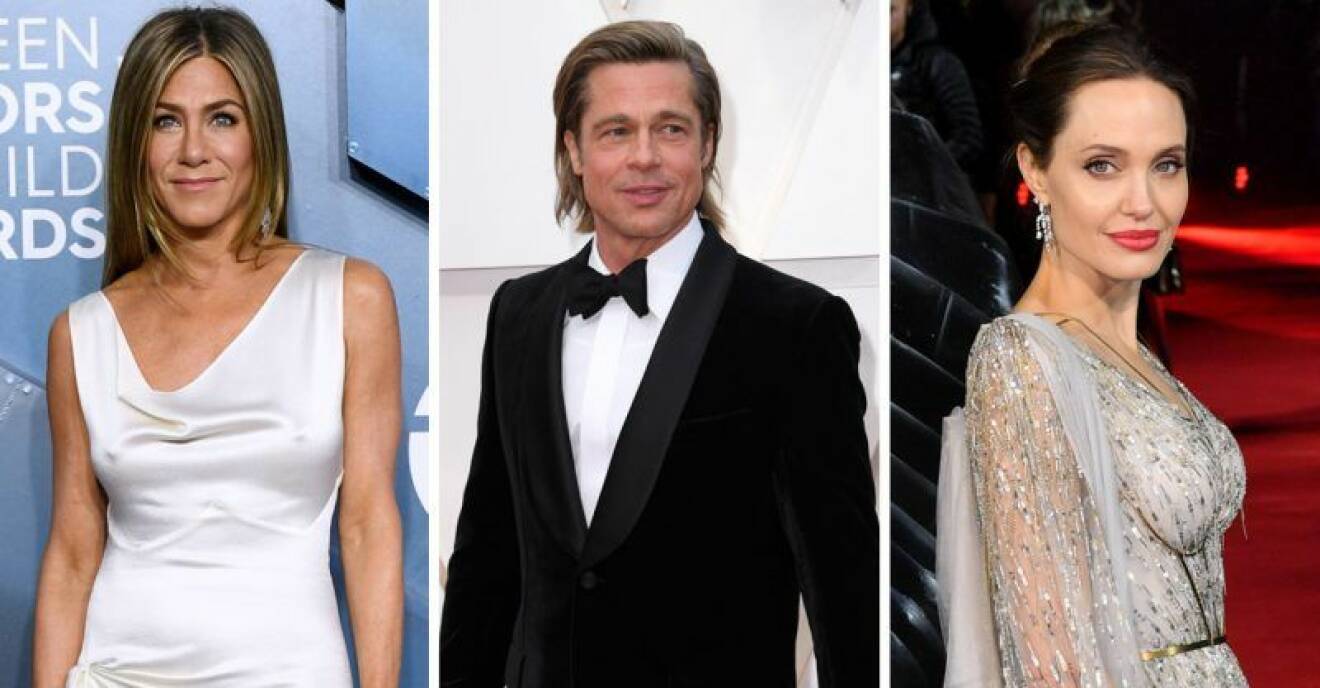 Brad Pitt, Angelina Jolie och Jennifer Aniston