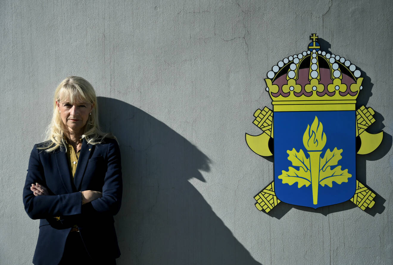 Charlotte von Essen blev i oktober 2021 första kvinna på posten som chef för Säkerhetspolisen, SÄPO.