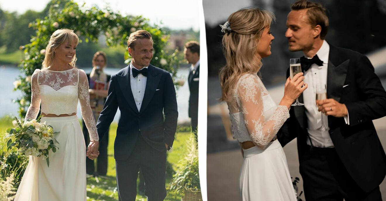 Carolina Neurath och Pierre Bengtsson har gift sig – bilder från bröllopet
