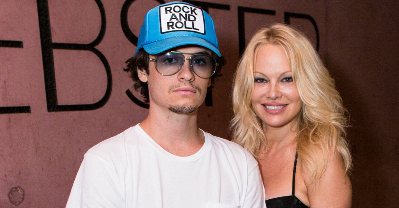 Pamela Anderson och sonen