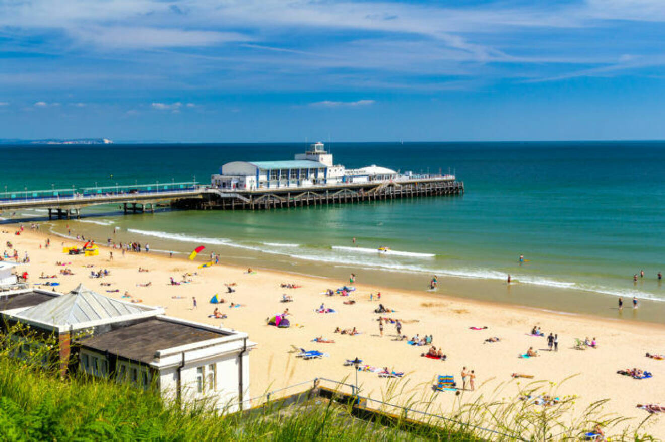 Strandtips: Bournemouth Beach, Storbritannien