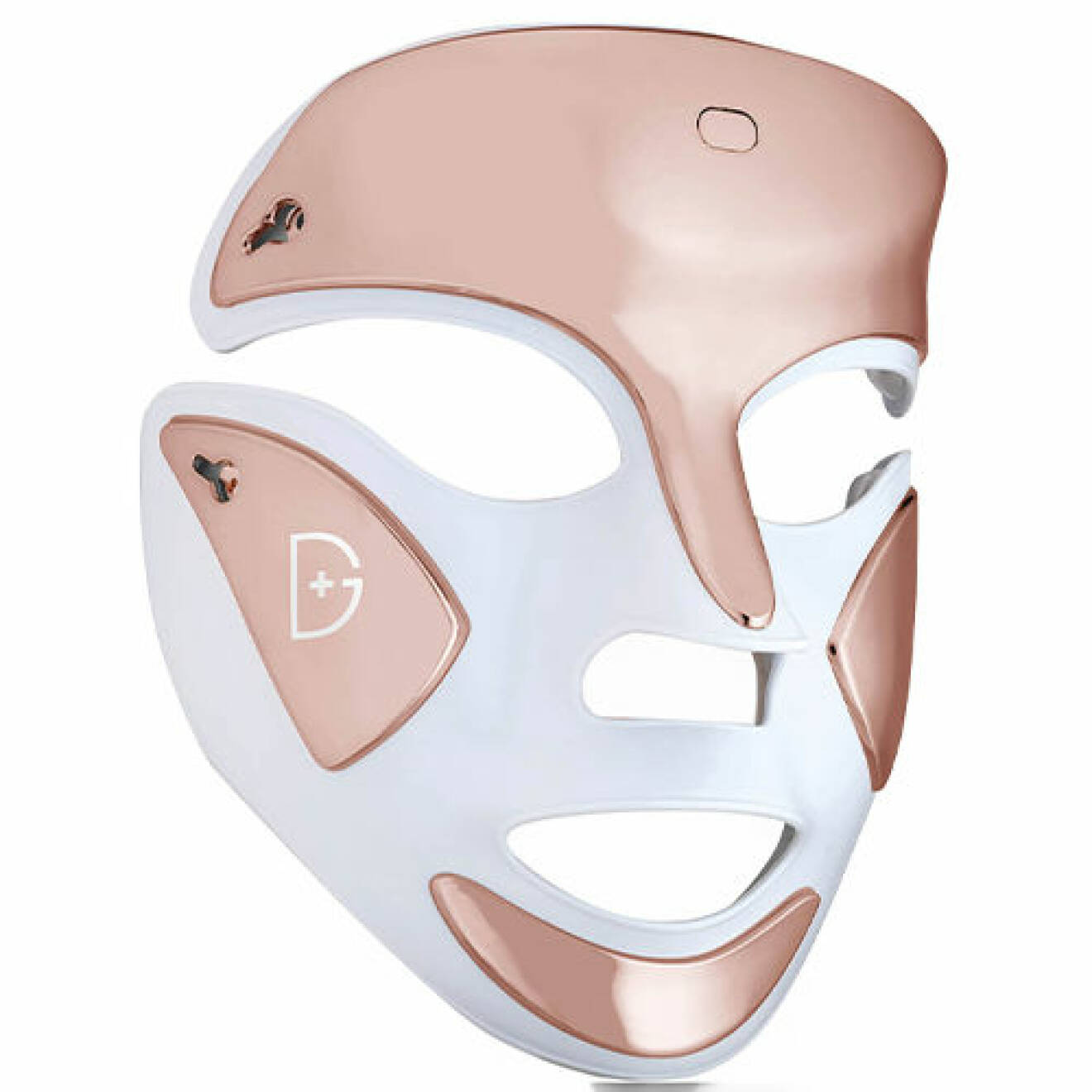 Lyxig bärbar ansiktsmask med led-lampor