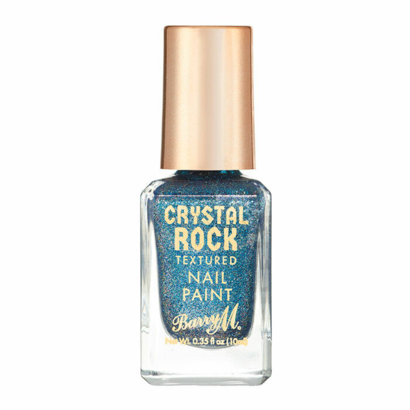 Crystal blåglittrigt nagellack