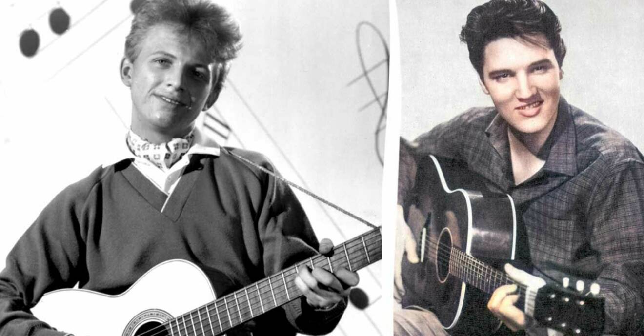 Elvis och Tommy Steele var rivaler under sin storhetstid.