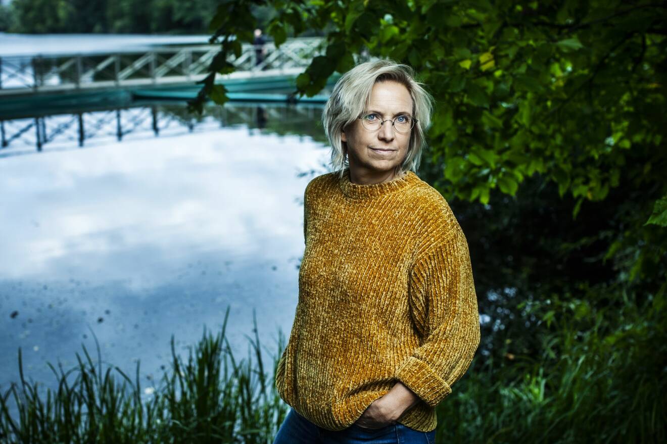 Nadja Yllner, författare till boken "Hon kallades hemmasittare … Om skolan, tårarna och kampen i hallen"