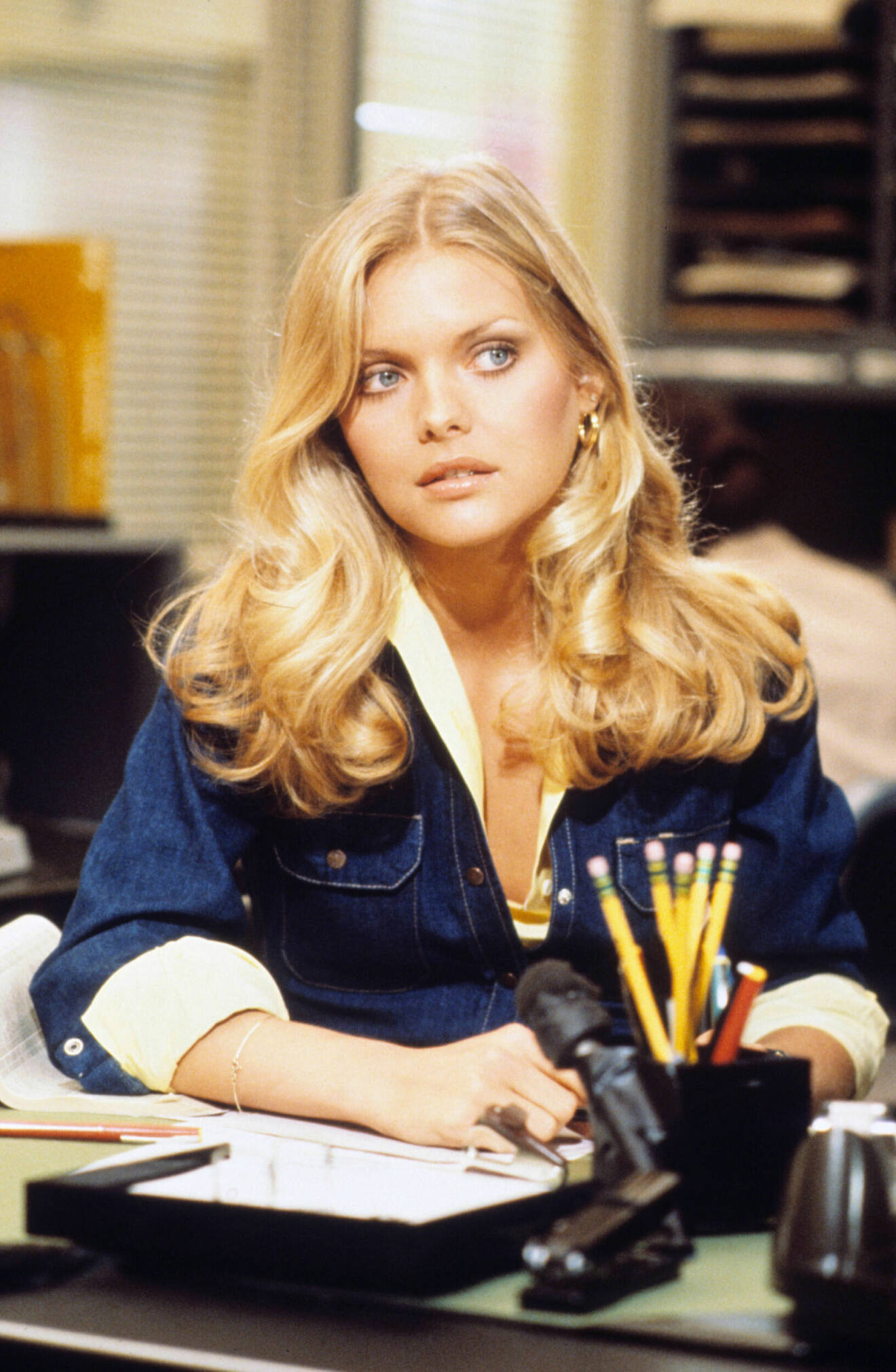 Michelle Pfeiffers första skådespelarroll var i filmen Delta House från 1979.