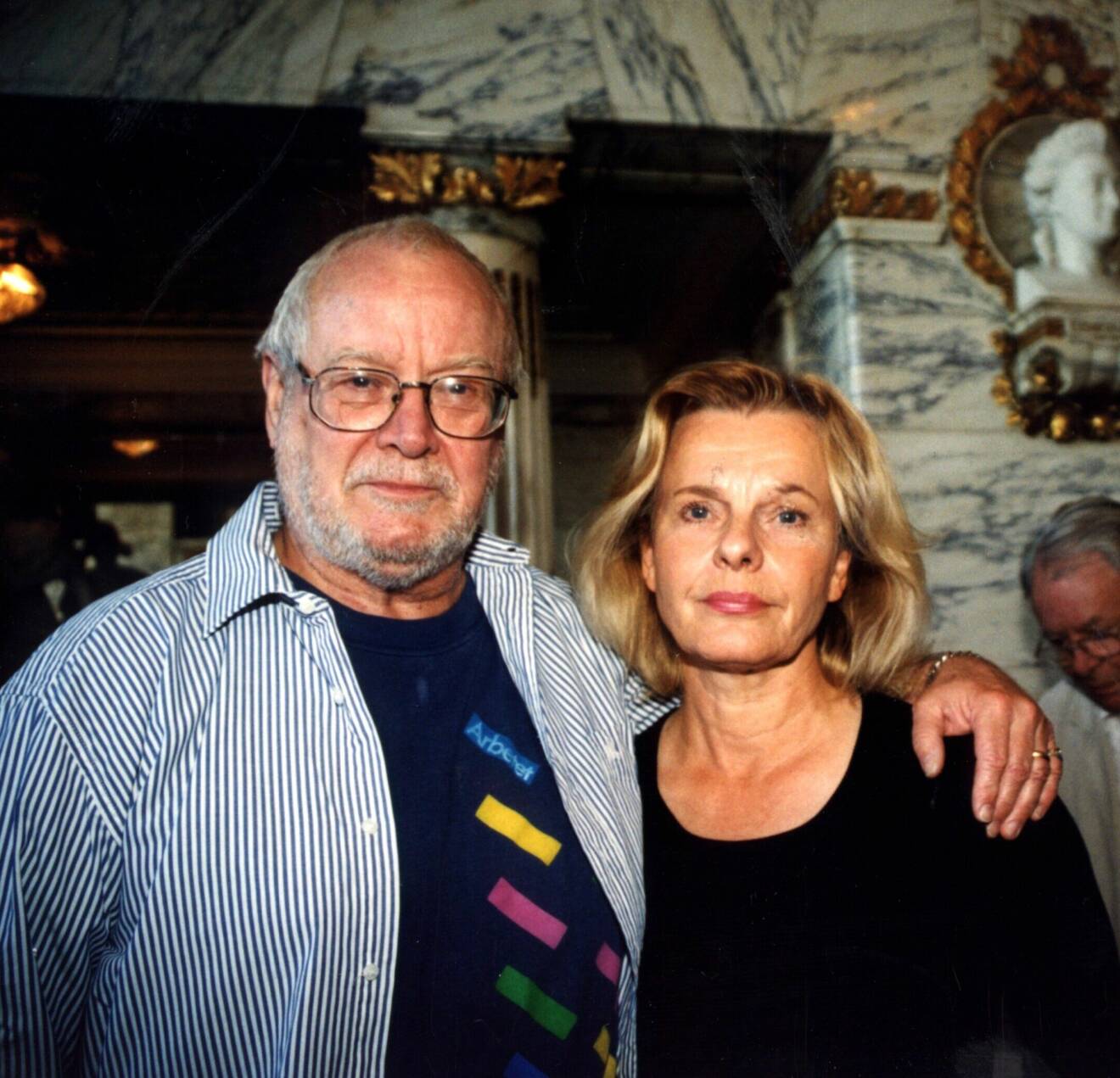 Marie Göranzon och Jan Malmsjö på Dramaten.