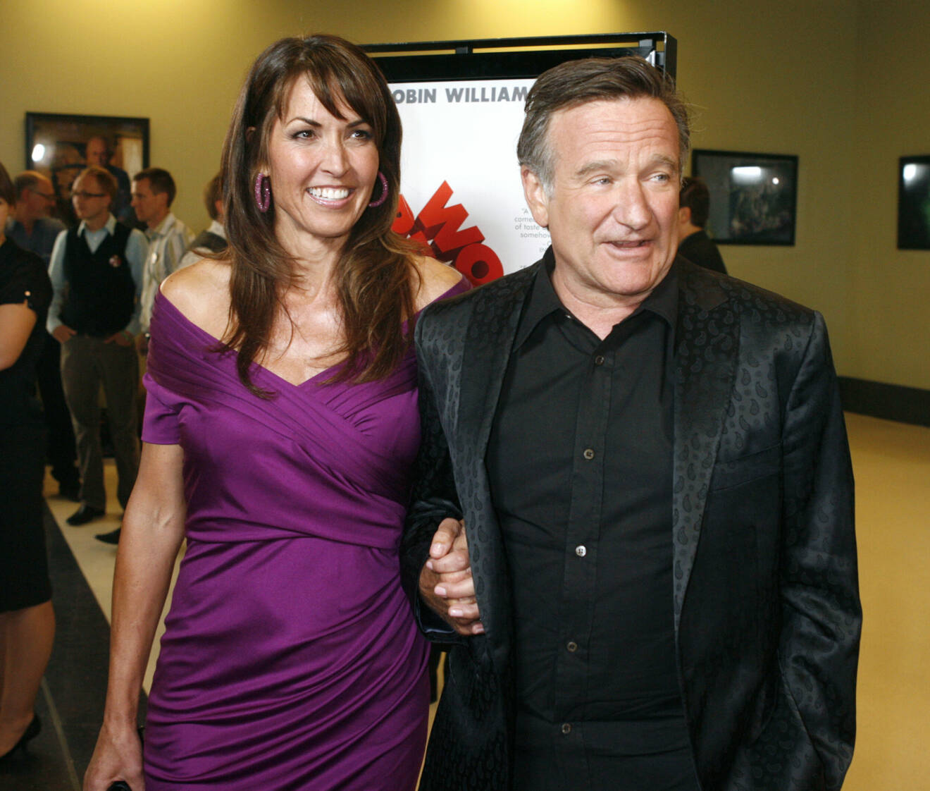 Robin Williams och Susan Schneider.