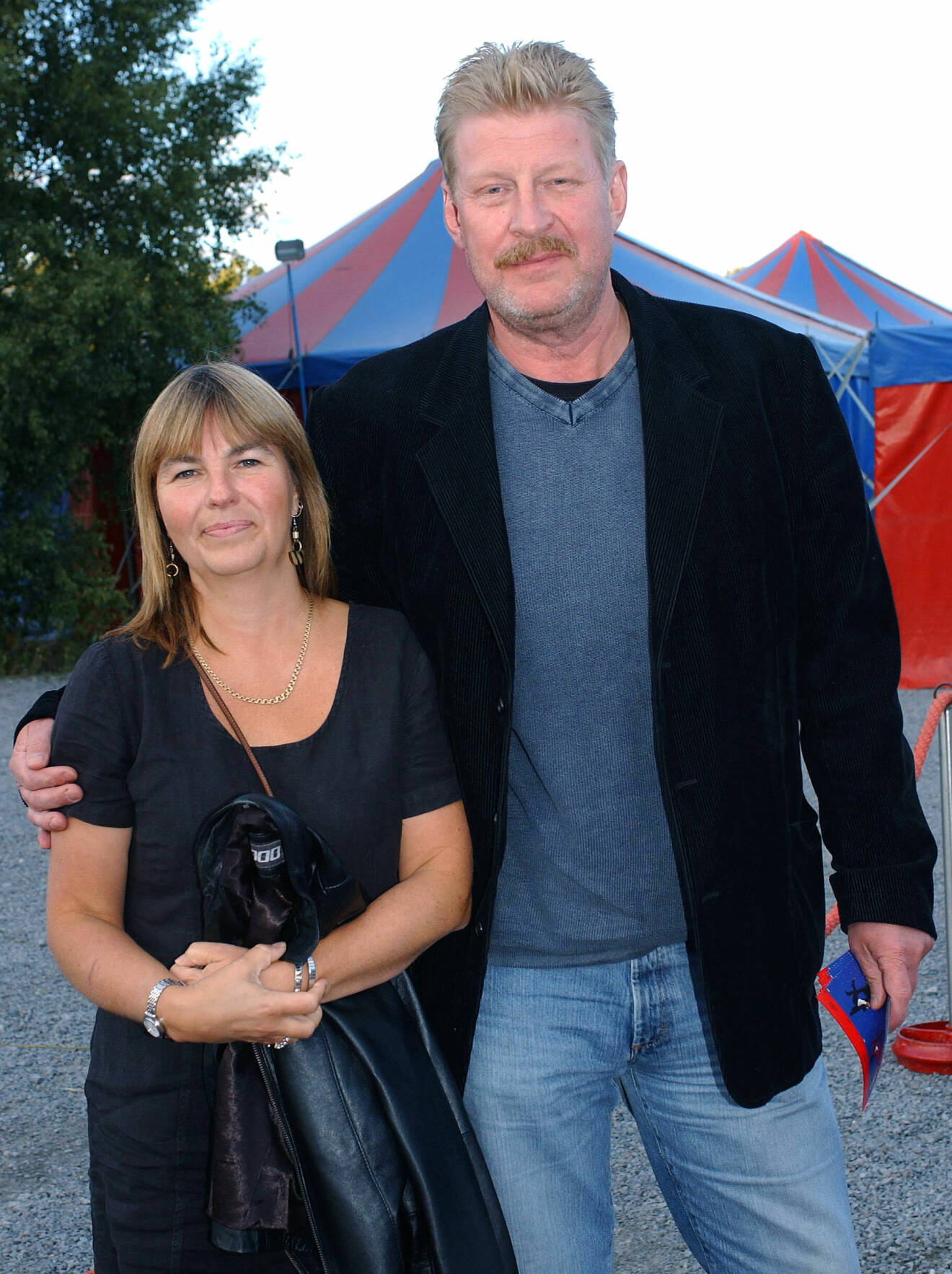 Rolf Lassgård och exhustrun Birgitta Lassgård år 2003.