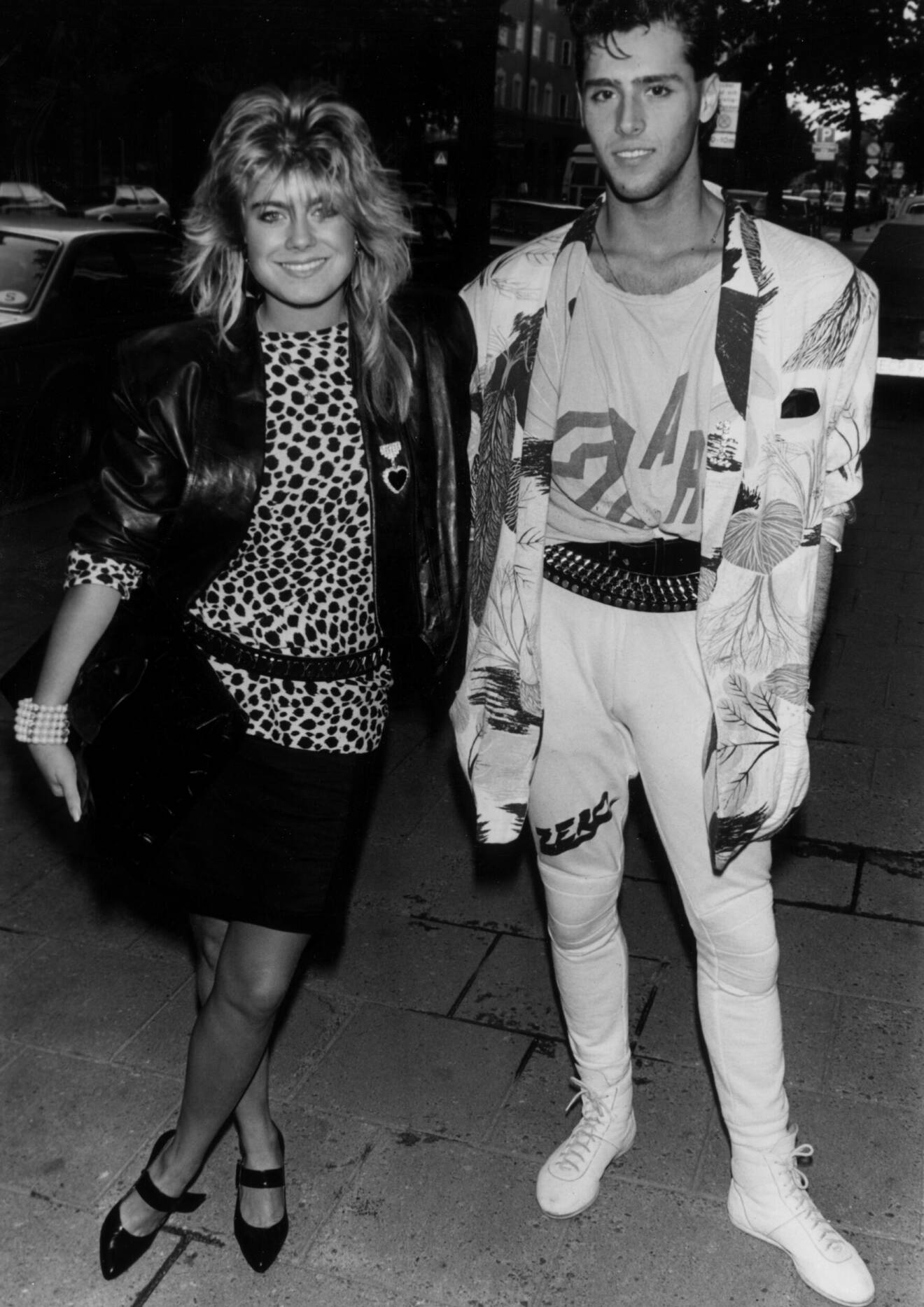 Pernilla Wahlgren och exmaken Emilio Ingrosso 1984.