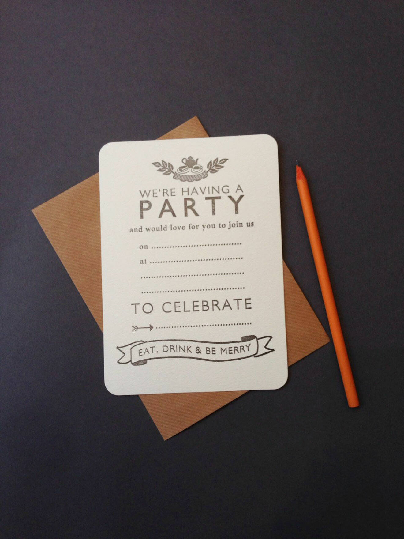 Festinbjudan – bjud in till party med en riktigt snygg inbjudan.