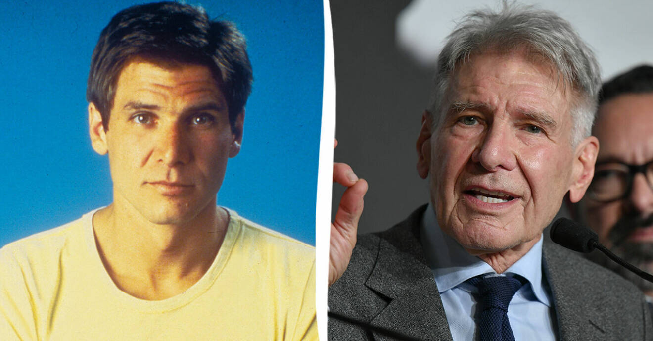 Harrison Ford då och nu.