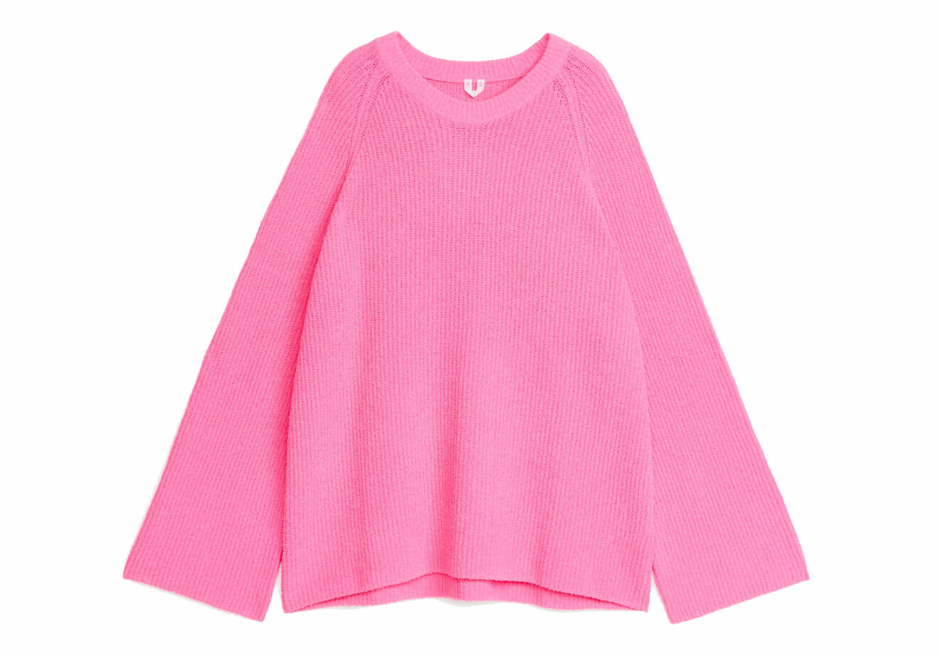 rosa stickad tröja för dam