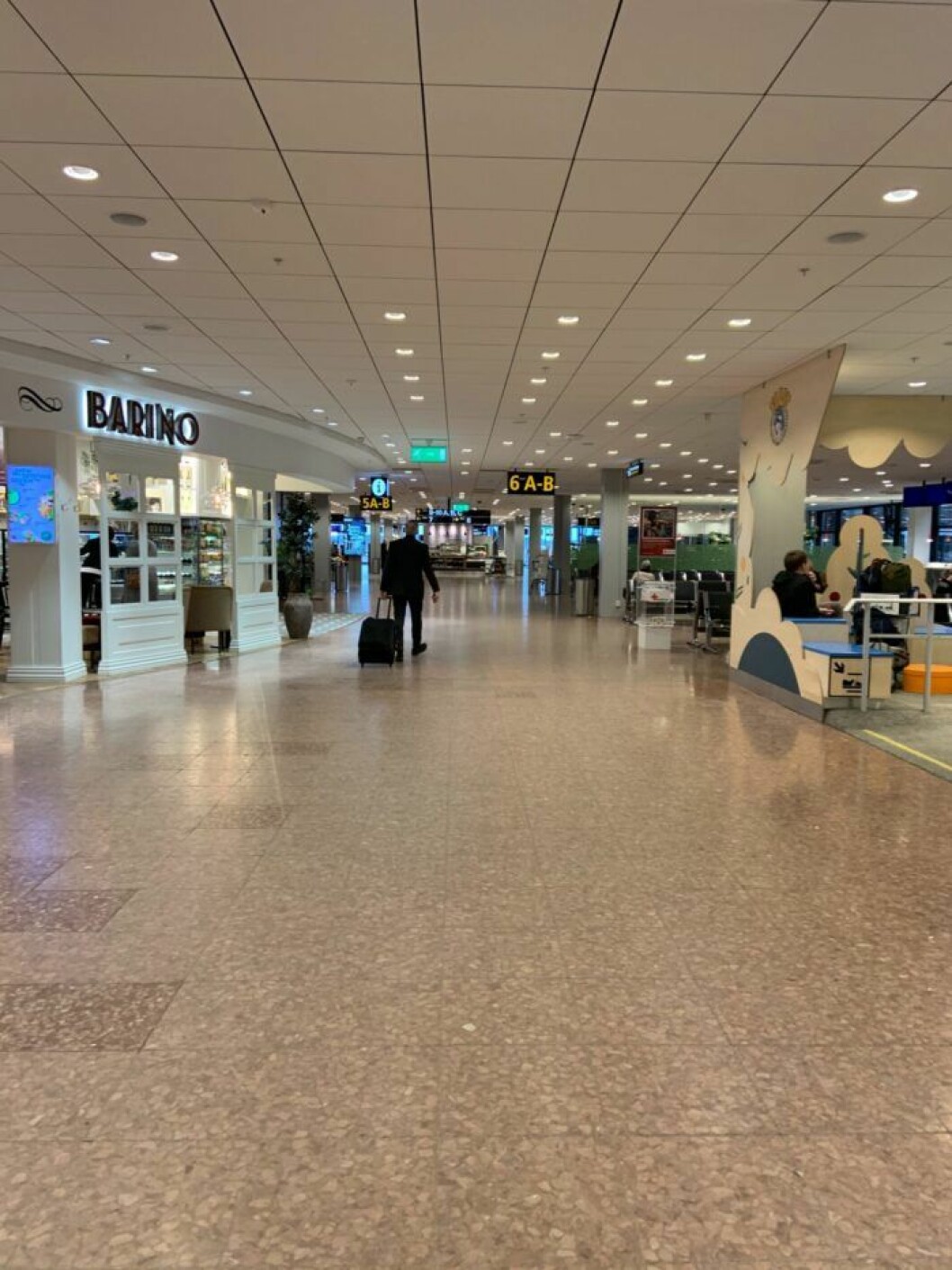 Arlanda Foto: Privat Arlanda i Stockholm är tomt
