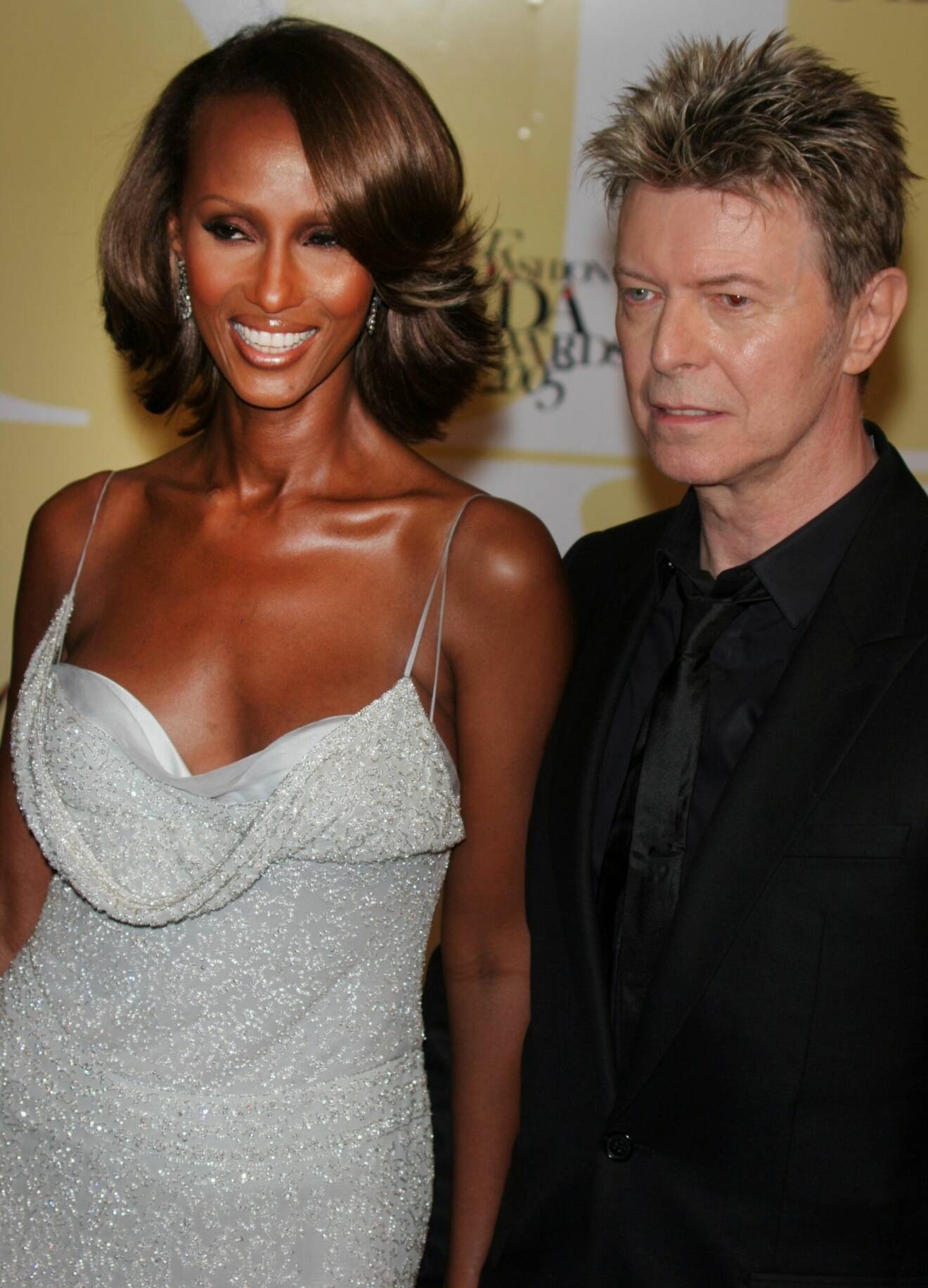 David Bowie och Iman.